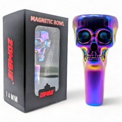 Unleash the Undead Vibe - Skull Magnetic 14MM Bowl - [ZMB100-2]